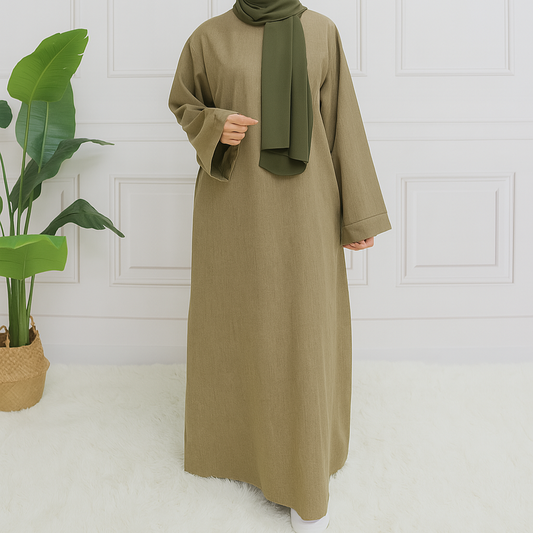 Modest Long Sleeve Kaftan Dress